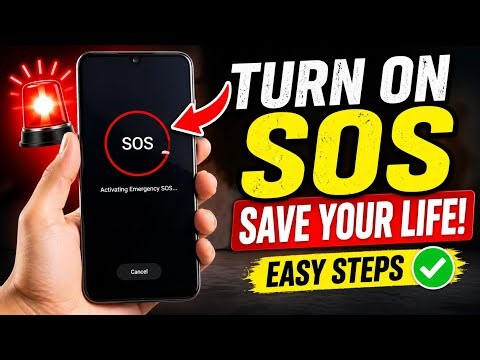 “Activate Emergency SOS on Your Phone NOW 🚨 It Can Save Your Life!”