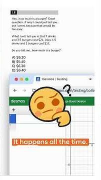 Desmos System of Equations Trick | Find the Solution Instantly on the Digital SAT 🚀 #satmath #math