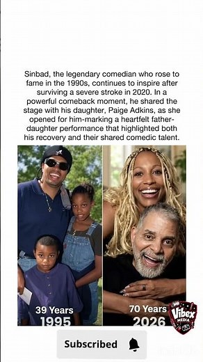 Sinbad Performs With Daughter Paige After Surviving 2020 Stroke – Heartfelt Comeback ❤️ #sinbad