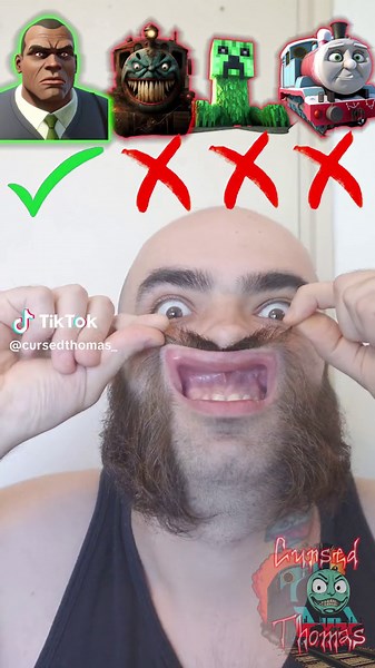 Scary Cursed Thomas Train #cursed #meme #thomastank #thomastrain #thomasexe #exe #scary #spooky #funny #fyp #comedy #thomasandfriends #trains #train