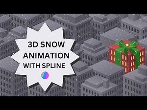 "Let It Snow: A Beginner's Guide to Creating 3D Snow in Spline"