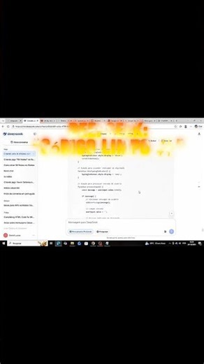 ChatGPT vs DeepSeek 🤡 Criando IA em HTML… bug ou sucesso? 👀 Quem vence? #chatgpt #HTML #DeepSeek#