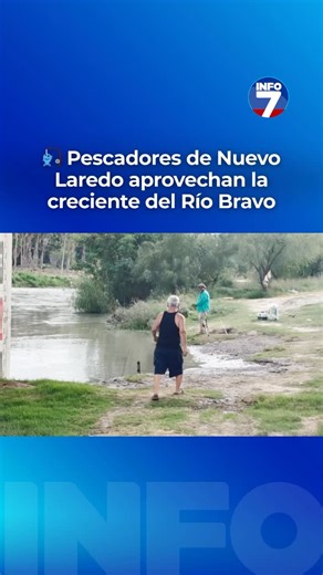 🎣🌊 Río Bravo, punto de encuentro y convivencia En Nuevo Laredo, la creciente del Río Bravo, tras la apertura de la compuerta de la presa La Amistad, se ha convertido en el escenario ideal para que pescadores locales disfruten sus días de descanso. Entre amigos y familia, la pesca es más que capturar especies: es relajación, convivencia y tradición. #NuevoLaredo #RíoBravo #Pesca #ConvivenciaFamiliar #Tradición #TiempoLibre #Tamaulipas #Info7Tamaulipas | INFO7 Tamaulipas
