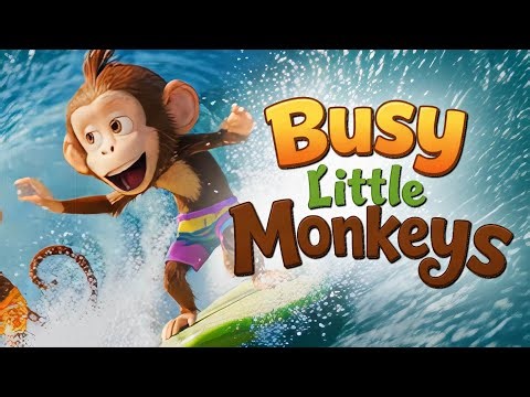 Busy Little Monkeys | Children's Song | The Nursery Channel