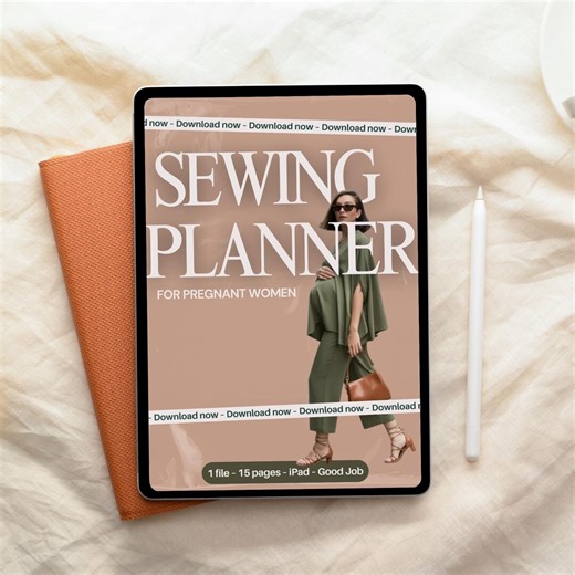 Pregnancy Sewing Planner | Digital iPad Planner for Expecting Mothers | PDF - Etsy