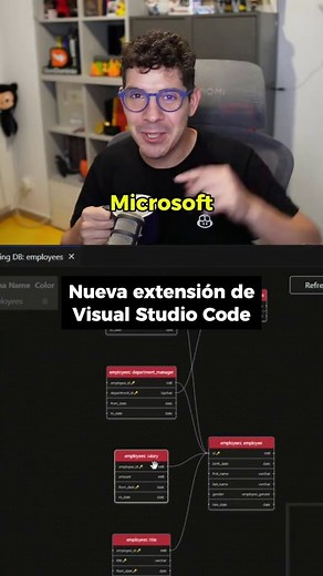 Microsoft Latinoamérica on Instagram: "¿Trabajas con bases de datos? @midu.dev te muestra la nueva extensión oficial de VS Code para PostgreSQL, que incluye integración con Microsoft Copilot 365, diagramas interactivos y soporte para múltiples conexiones. ¿Te animas a probarla?"