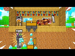 TOM STEALING JERRY DIAMONDS IN MINECRAFT!