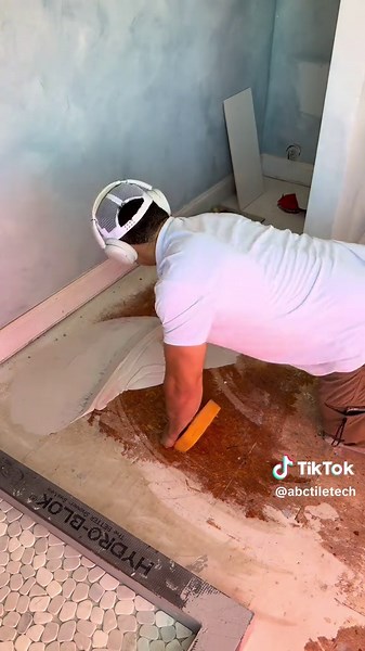 alright this might be the best uncoupling on the market #tile #guru #teamqep #tileinstallation #bathroommakeover