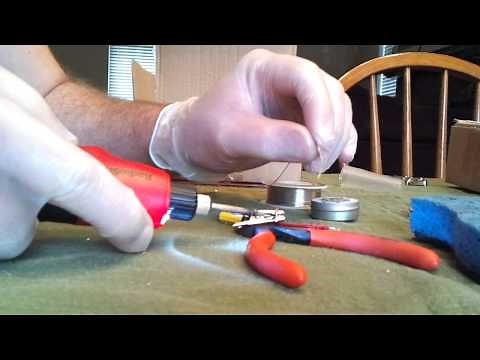 How to solder- tinning wire