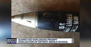 Suspected explosives removed from Detroit school
