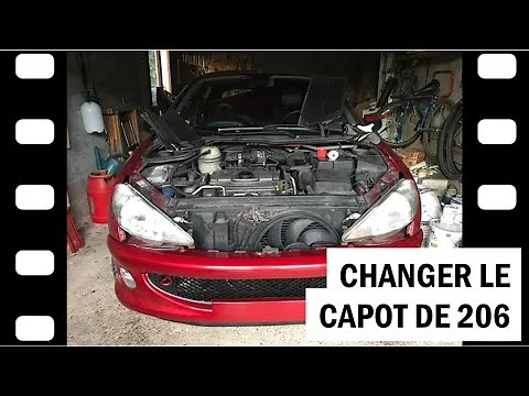 Comment remplacer le capot d'une voiture (Peugeot 206)