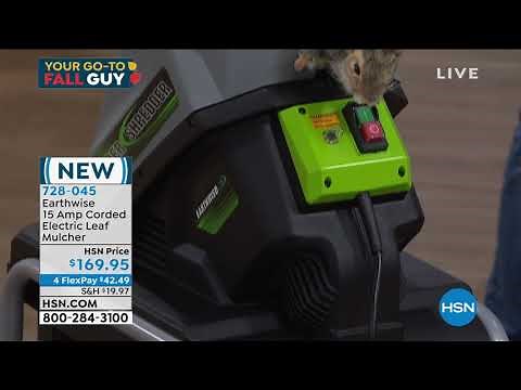 Earthwise 15 Amp Corded Electric Chipper and Shredder