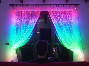 Twinkly Curtain Lights - Smart Animated App Based Lighting System