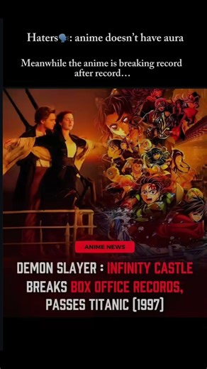 Anime vs Titanic 😱☠️ | #shorst #tranding #anime #animeedit #animation #demonslayer #titanic