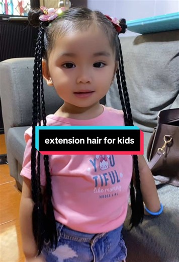 Ponytail Hairstyles for Kids with Hair Extensions