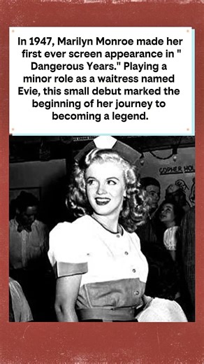 Marilyn Monroe’s Film Debut (1947) 🎞️