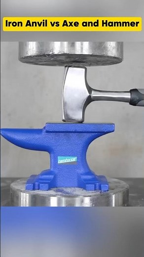 Axe vs Hammer: Which One Breaks the Anvil⁉️