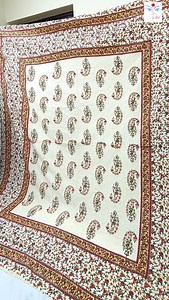 Pure Cotton Jaipur Block Printed Double Bedspreads(VIDEO#6566) Dispatch time 1 to 2 working days Whatsapp Booking # 9836106357 PRODUCT#1 - https://imjo.in/eGw5Hd PRODUCT#2 - https://imjo.in/c3gdsA PRODUCT#3 - https://imjo.in/dgAjNv PRODUCT#4 - https://imjo.in/BGze8U Happy Shopping!! Kindly Note - Parcel -Opening video mandatory for damage complaint. WITHOUT PARCEL OPENING VIDEO No complaints will be accepted Complaints to be mailed within 24 hrs. of receiving the parcel. Colors may vary from scr