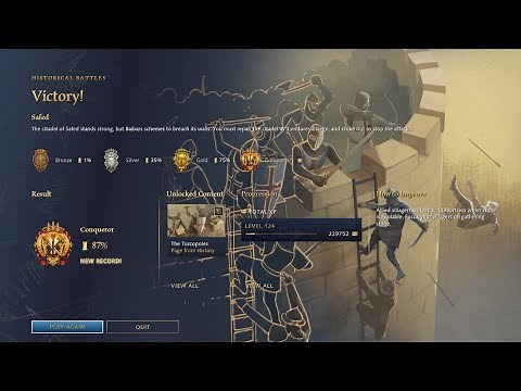 How-To Guide: Achieving CONQUEROR in the Siege of Safed, AOE4 - Knights of Cross and Rose