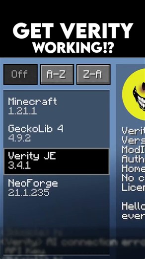 How to get Verity JE Working GROQ API KEY #minecraftshorts