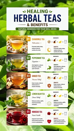 🤯 The Hidden Power of Herbal Teas Revealed!#shorts