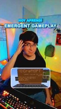 Emergent gameplay en desarrollo de videojuegos🧩