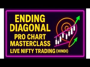 Ending Diagonal Masterclass | Live Nifty Trading in Hindi (Pro Chart Reading)