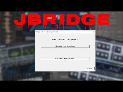 how to open 32 bit plug ins in a 64 bit daw with jbridge