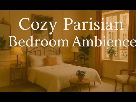 Elegant Parisian Calm 🌸 Relaxing Bedroom Ambience for Peaceful Mornings