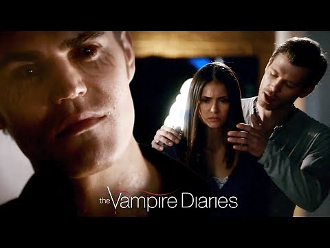 Klaus Compels Stefan to Drain Elena’s Blood | The Vampire Diaries