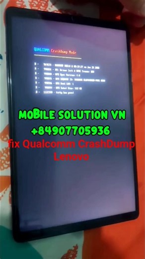 fix Lenovo Legion Y700 Qualcomm CrashDump