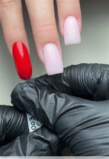 Nails rojo gel: manicura roja elegante con gel 💋🌹