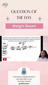 Let’s break this weight-based problem all the way down! ⚖️💊