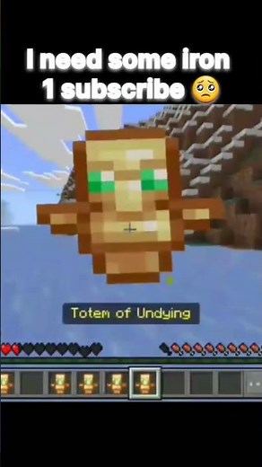 totem pop in minecraft 💥boom