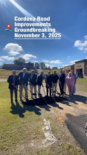 A groundbreaking ceremony was held this morning in Cordova to mark the launch of a major road paving project made possible through Federal Highway RAISE Grant funding. Upon completion, nearly 90% of the city’s roads will have been repaired and repaved. Stay tuned to The Walker Leader for full coverage of the ceremony and updates on the paving project. #CordovaAL #WalkerCountyAL City of Cordova - Government CEIDA | The Walker Leader