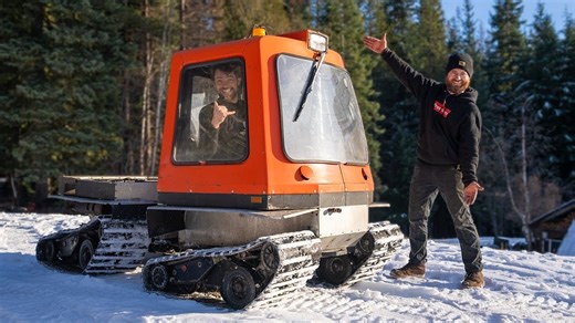 This Micro Snowcat From The 1970s Is Like As Golf Cart For Snow