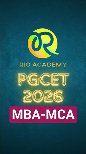 PGCET MBA -MCA 2026 | ZEN BATCH COURSE #pgcetexam2026 #pgcet2026