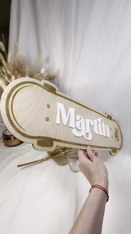 Skateboard Name Sign, 3D Custom Wooden Name, Skateboarding Room Decor, Rad Little Dude Decor, Little Skater, Baby Shower, Skater Boy Girl - Etsy