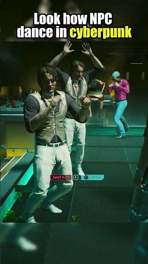Look how NPC dance in cyberpunk #shorts