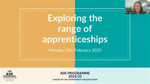 ASK: Exploring the range of apprenticeships