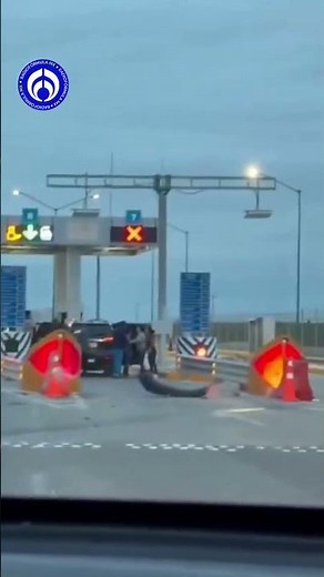 Guardia Nacional se cierra a un tráiler y provoca choque