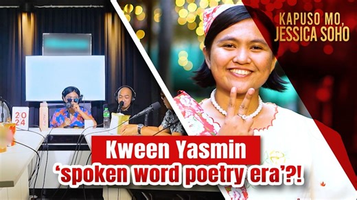 Kween Yasmin ‘spoken word poetry era’?! | Kapuso Mo, Jessica Soho