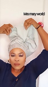 14K views · 1.1K reactions | Tutorial on how to tie simple gele | Mrs mary world | Facebook