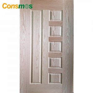 [Hot Item] Consmos 3mm Natural Wood Veneer MDF/HDF Mould Door Skin Sheet for Interior Door Panel