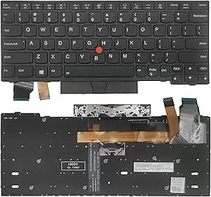 ANTWELON Replacement Laptop Keyboard Backlit for Lenovo ThinkPad X280 X390 X395 X13 L13 Gen1, L13 Yoga Gen 1, with Frame Pointer Backlight US Layout