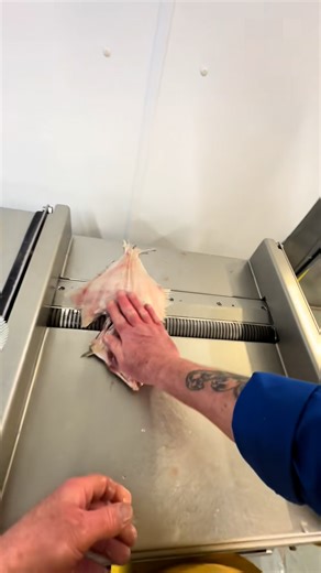 This machine skins fish no problem 😲🐟 | FOODbible