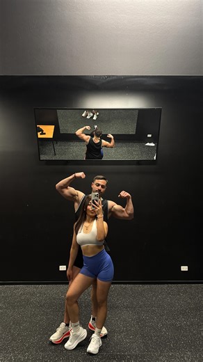 Angie ♡ Brad on Instagram: "My gym girl’s dream ❤️ @gymshark (upto 60% off dc- BRANGIE10) @ehplabs_ausnz and @aybl DC- BRANGIE #couple #couplefitness #gymreel"