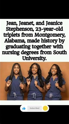 Triplets graduate together as nurses—GOALS 🙌