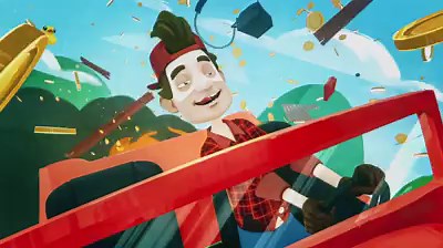 When you're taking a bath but there's a pile of gold outside. apple.co/HillClimbRacing2 | App Store