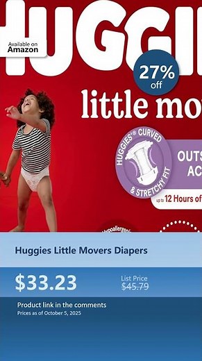 Huggies Little Movers Diapers
